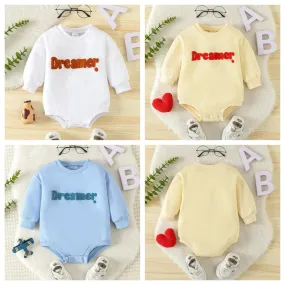 Baby Girls Boys Letters Rompers Wholesale 231130237