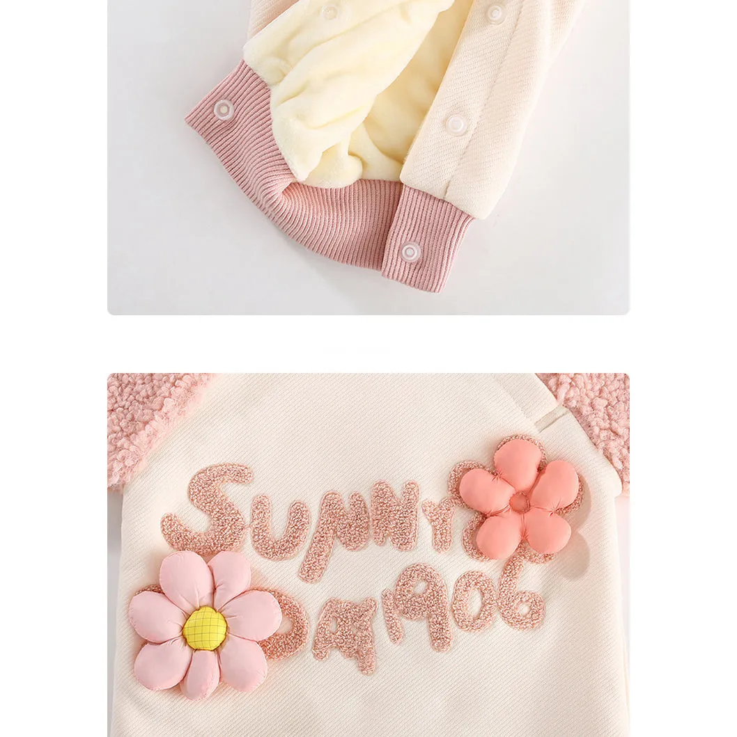 Baby Girls Letters Flower Jumpsuits Wholesale 231019217