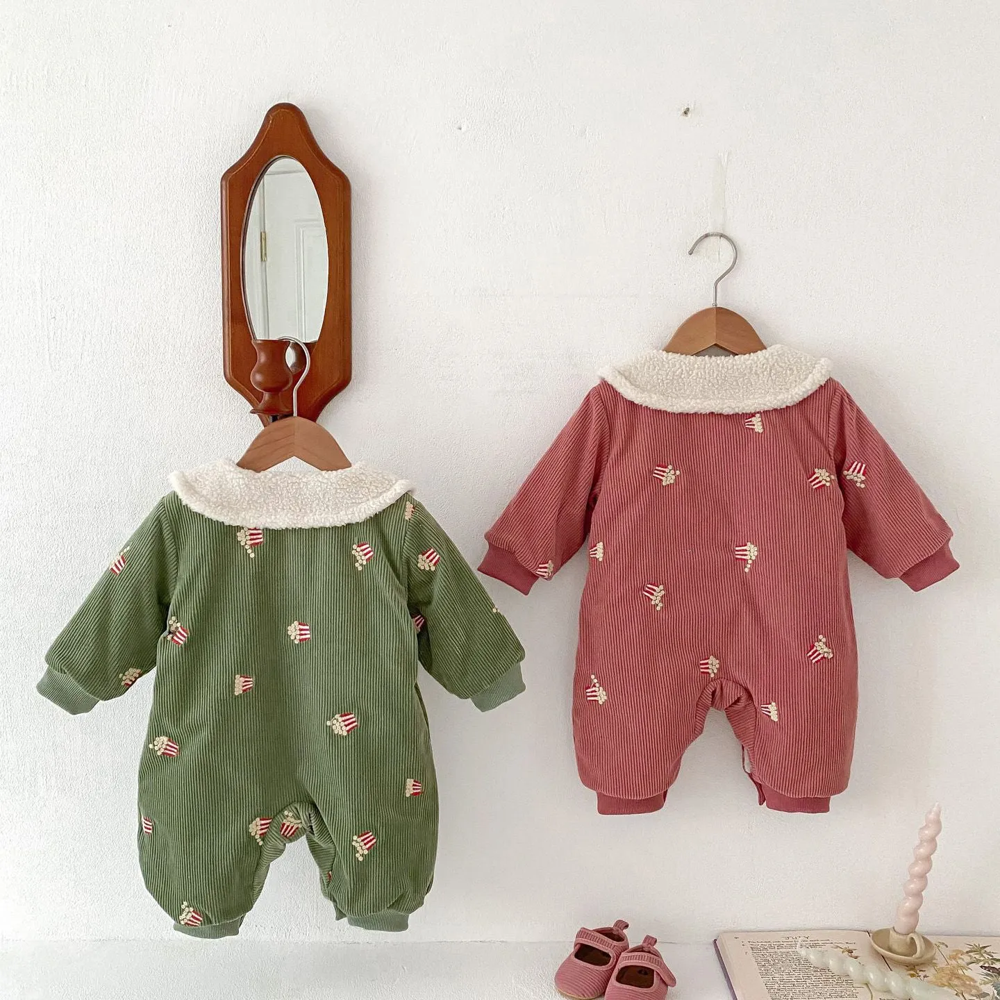 Baby Kid Girls Solid Color Print Jumpsuits Wholesale 231019136