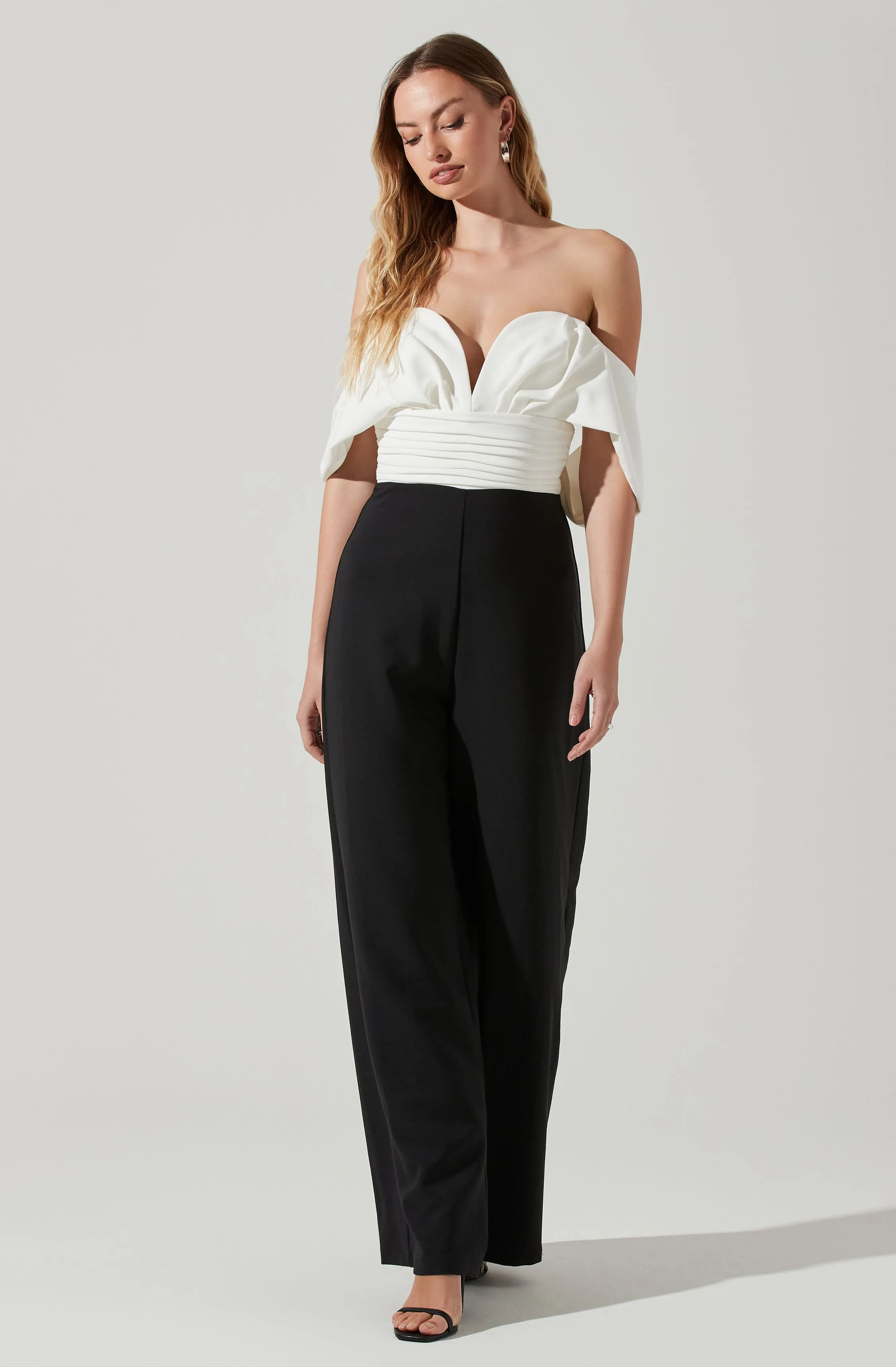 Betania Color Block Wide Leg Jumpsuit