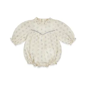 BNG24S45074-Ecru BABY)Abigail Frill Romper