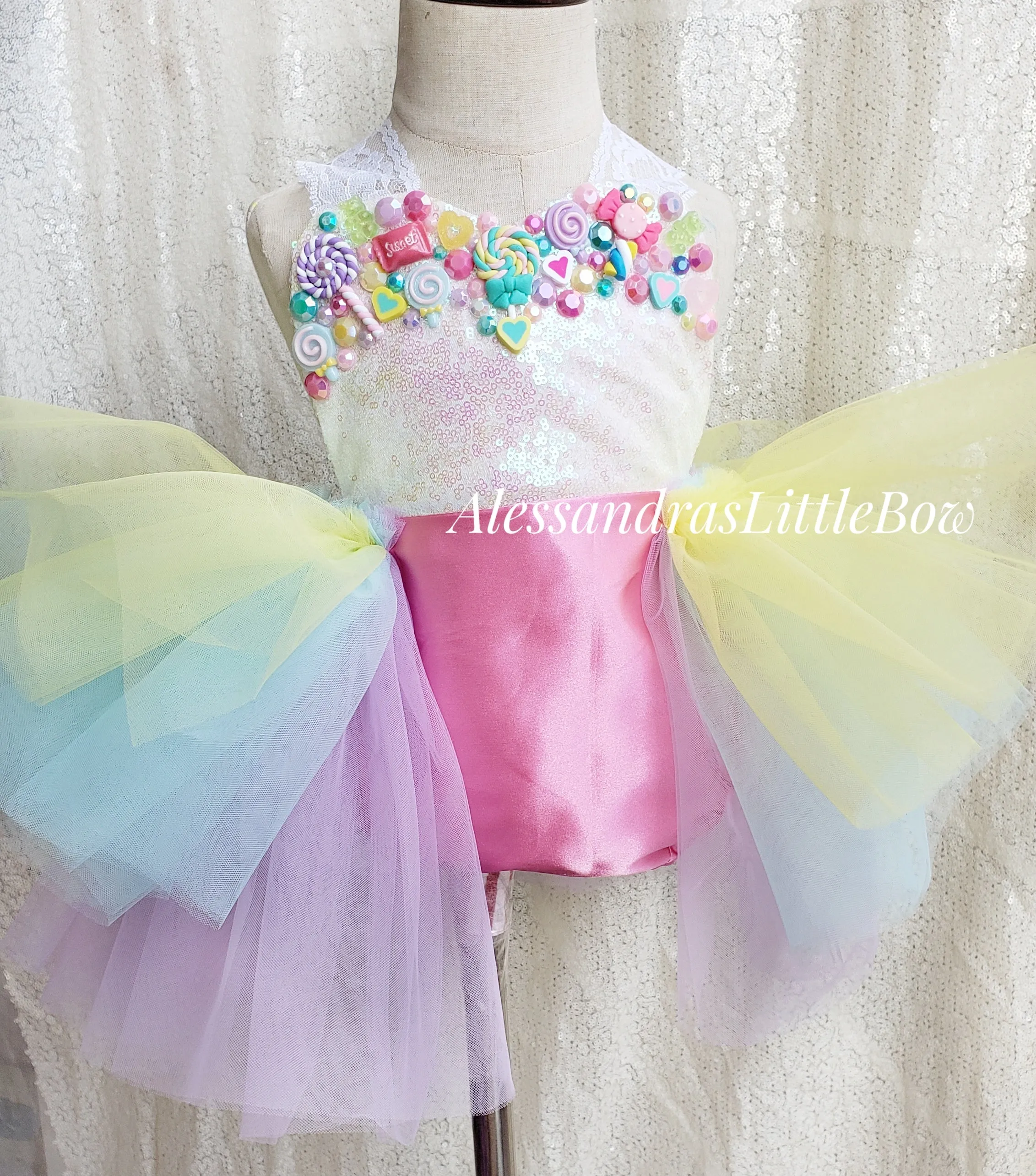 Candy Land Luxury Tutu Romper