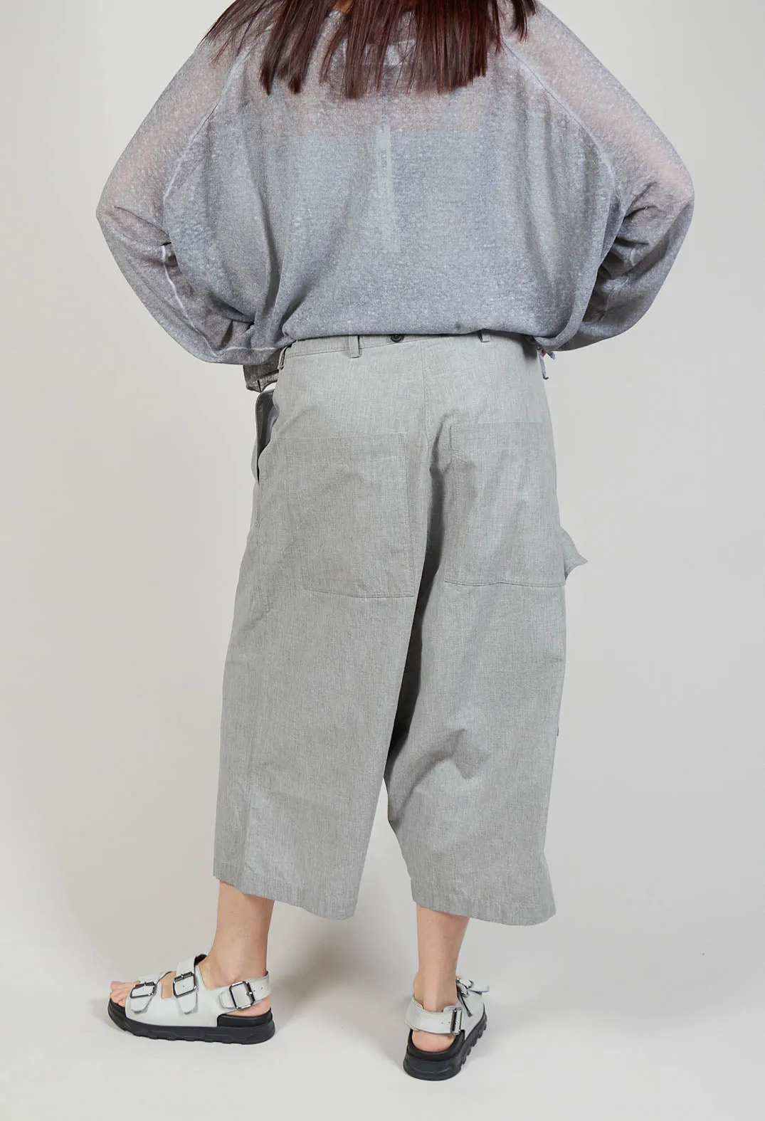 Culotte Salopettes in C.Coal 10% Mel