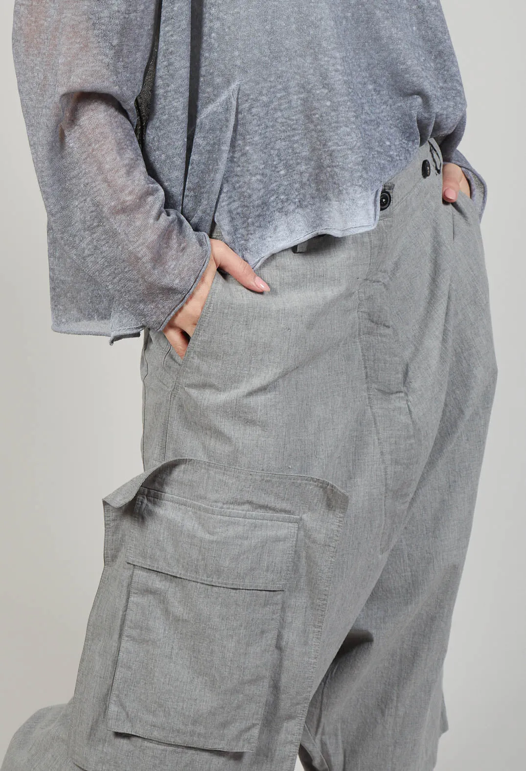 Culotte Salopettes in C.Coal 10% Mel