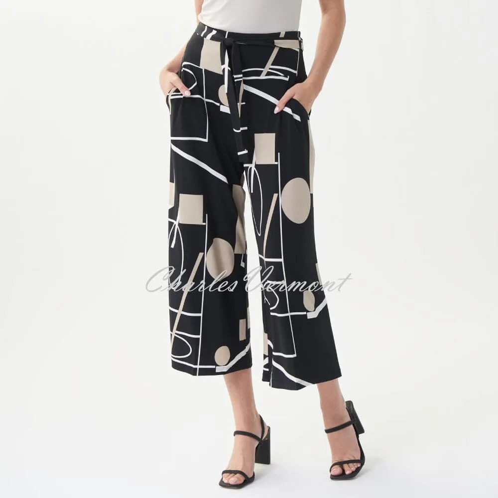 Joseph Ribkoff Abstract Print Culotte Trouser – Style 222187