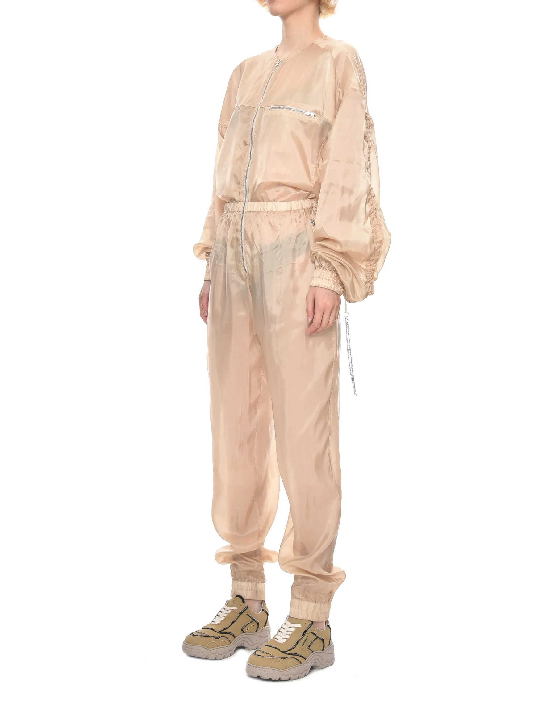 LEO Sand Gare Du Midi Technical Cupro Jumpsuit