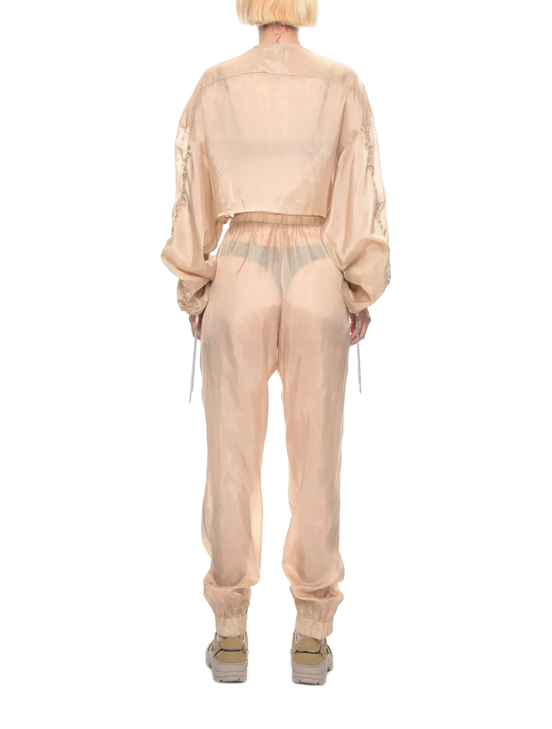 LEO Sand Gare Du Midi Technical Cupro Jumpsuit