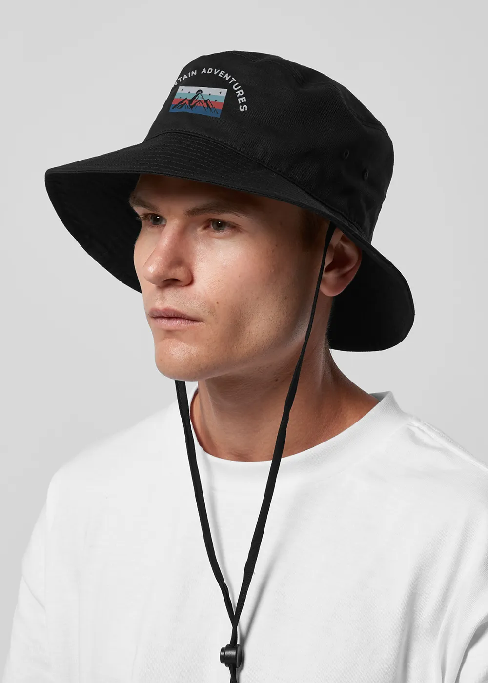 Mountain Adventures Wide Brim Bucket Hat