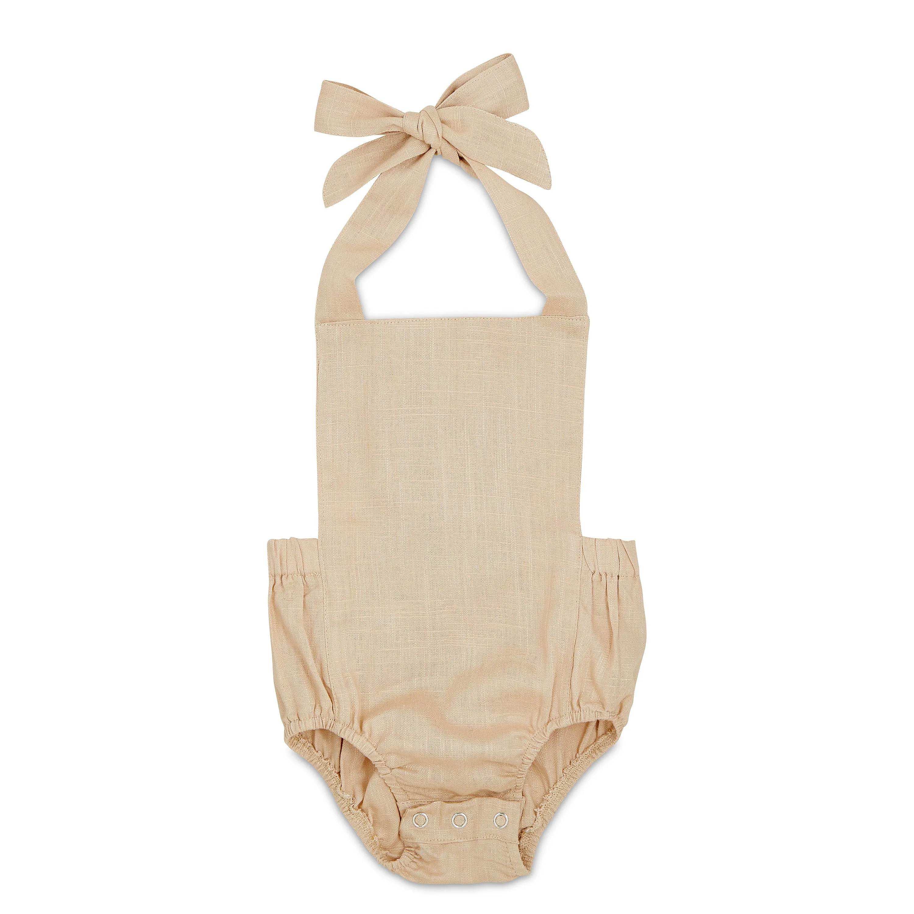 Oatmeal Halter Romper