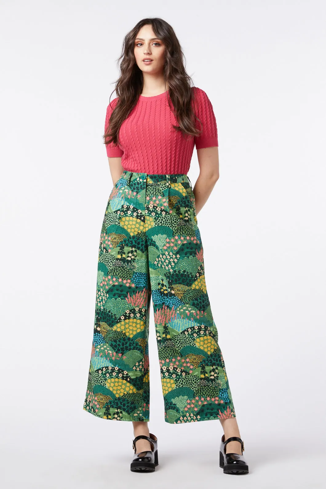 Patchwork Landscape Culotte