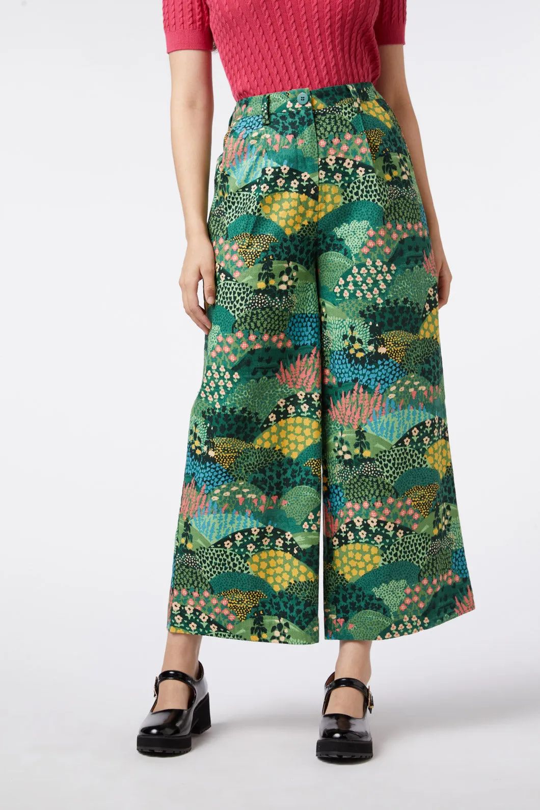 Patchwork Landscape Culotte