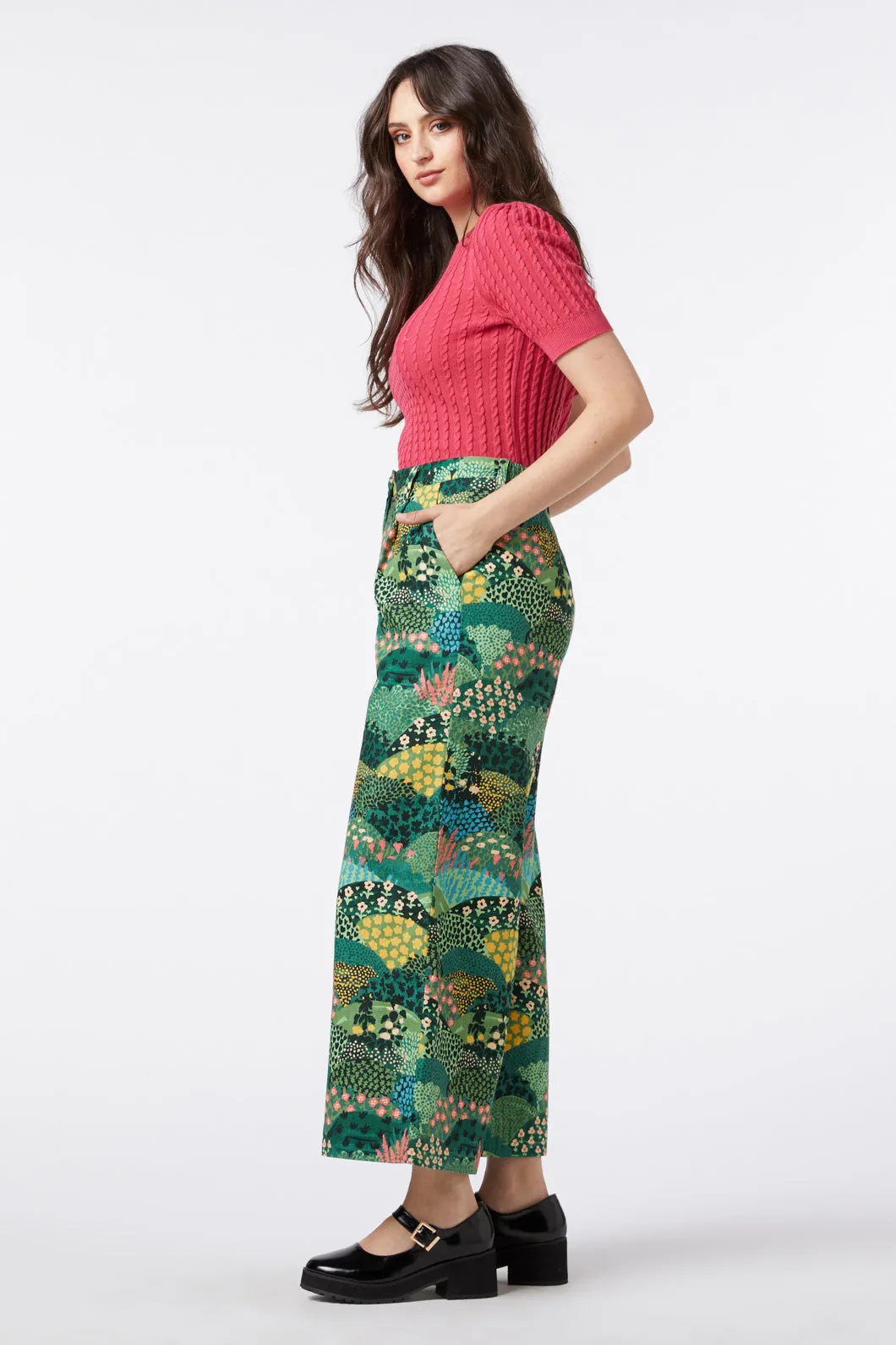 Patchwork Landscape Culotte