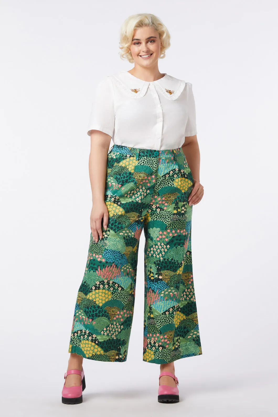 Patchwork Landscape Culotte