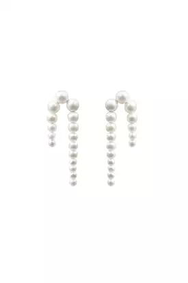 Petite Perle Nuit Earrings - Freshwater Pearl