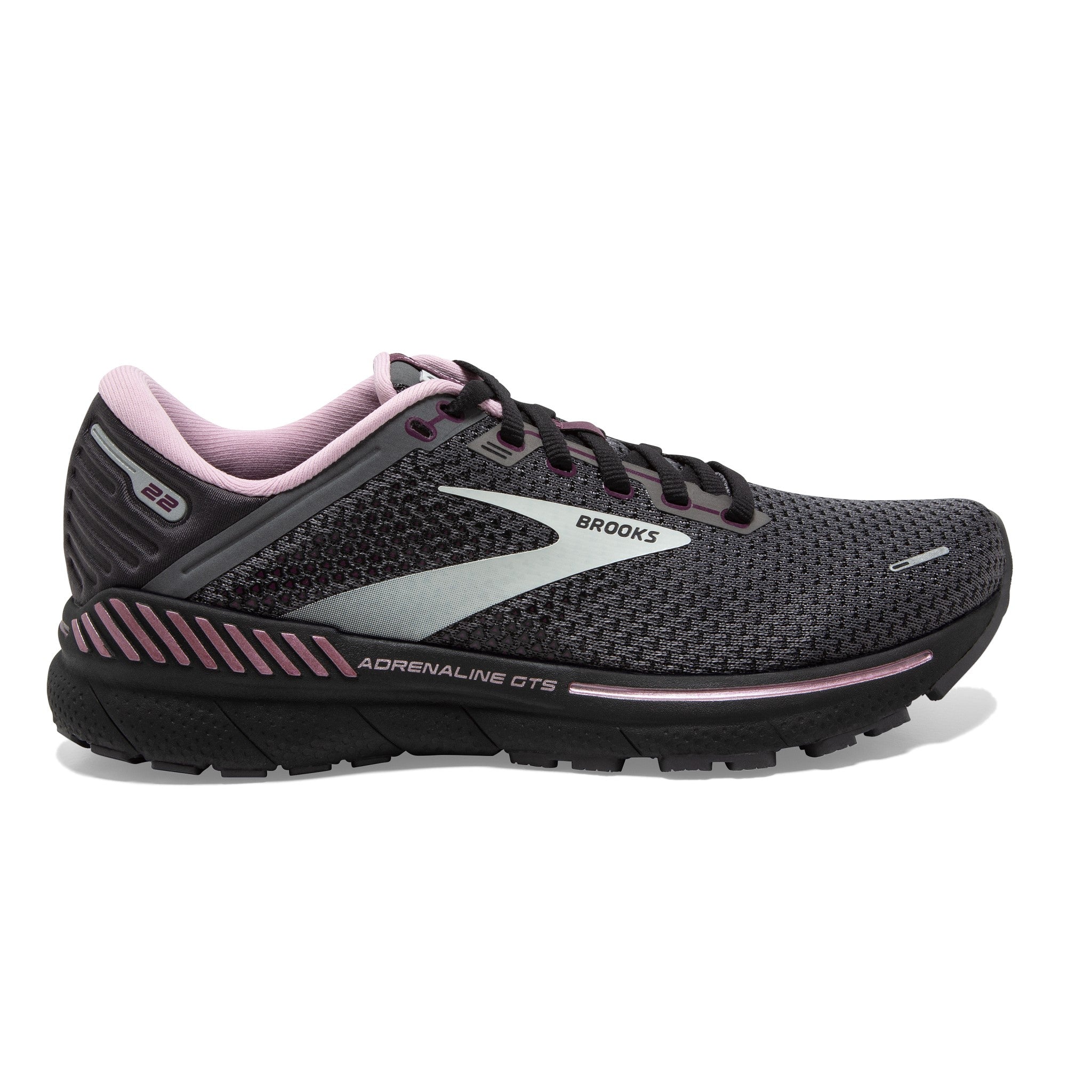 Women's Adrenaline GTS 22 - Pearl / Black / Metallic