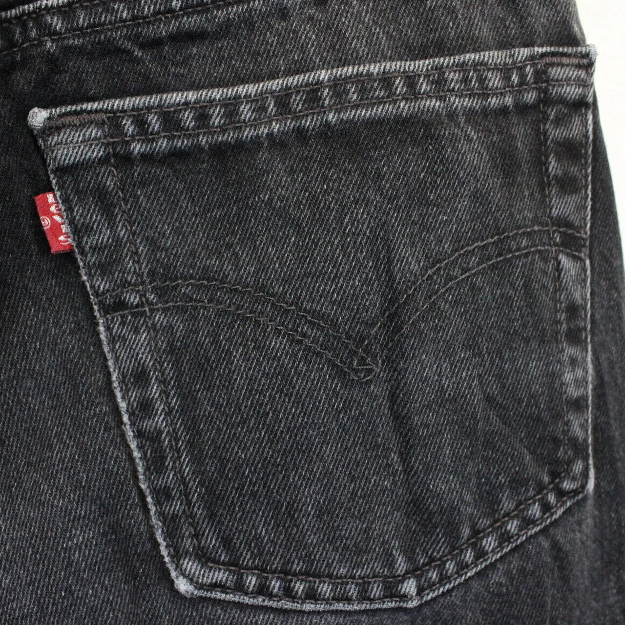 Womens LEVIS 501 Student Jeans Black Charcoal | W29 L32