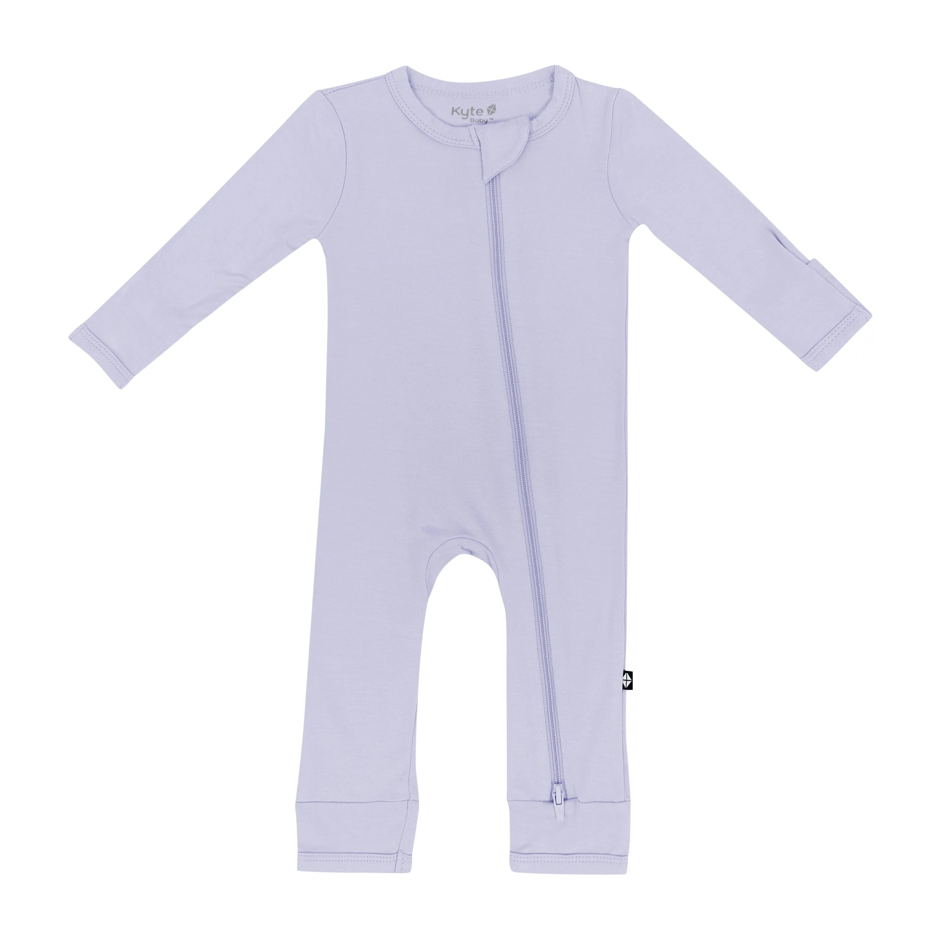 Zippered Romper in Lilac